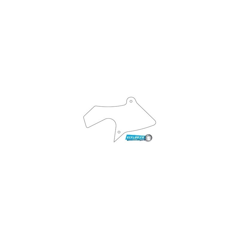 Clear plastic pour flipper Jack-bot