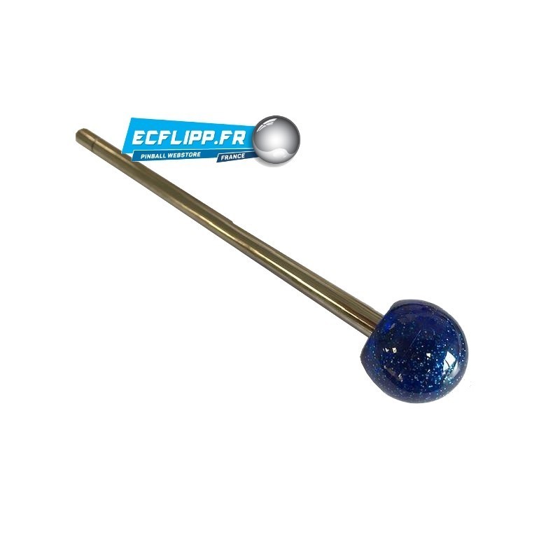 Lance bille rond  bleu poussière métal 