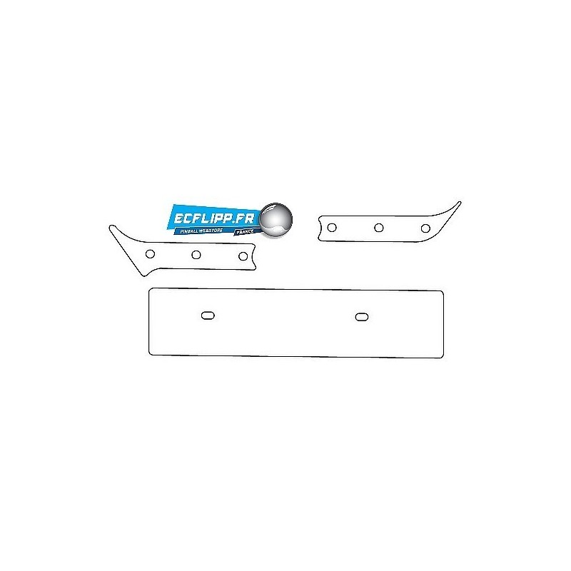 Clear plastics pour flipper The Getaway