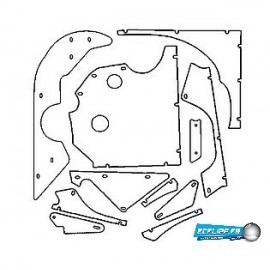 plastics protectors :  Mr and Mrs Pac-Man