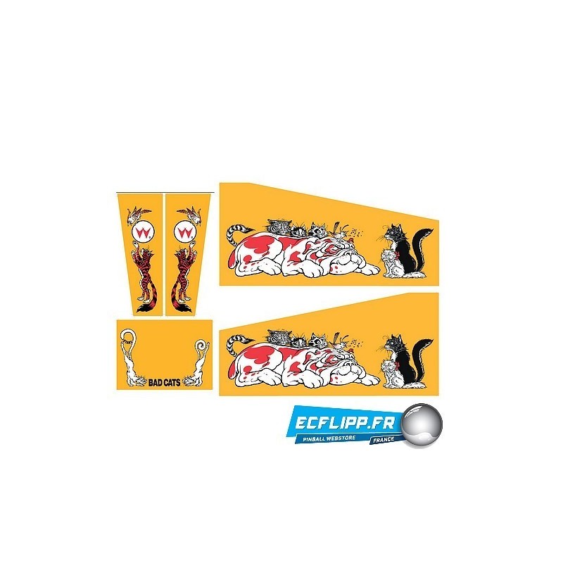 Set décals de caisse Bad Cats