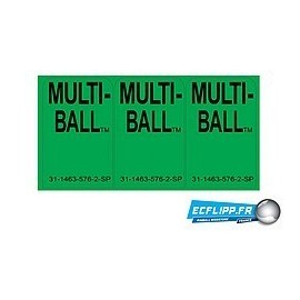 decals de cible Rollergames ( 3 pièces )