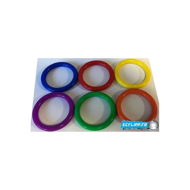 caoutchouc 1-1/2" silicone en couleur ( a choisir ) 