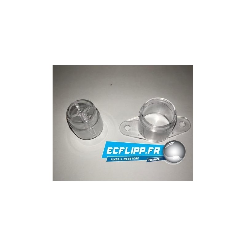 Housse et bouton de flip transparent