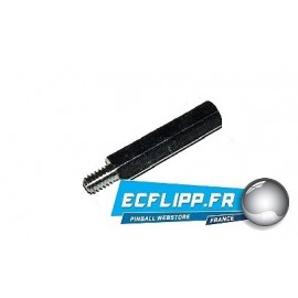 Hex spacer 1" male femelle