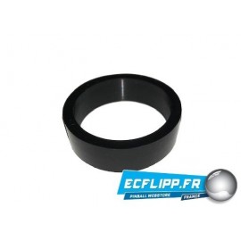 caoutchouc de flipper silicone 1/2*  1-1/2" noir