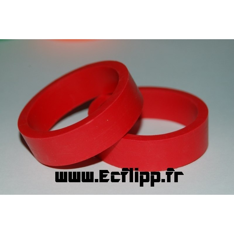 Caoutchouc de flipper Rouge