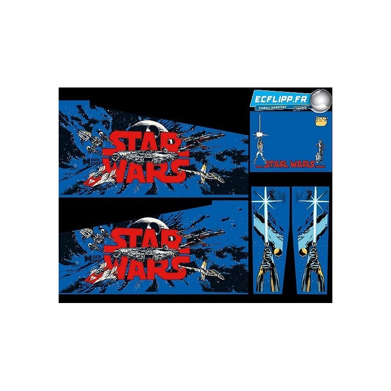 Cabinet decals set Star Wars Data-East