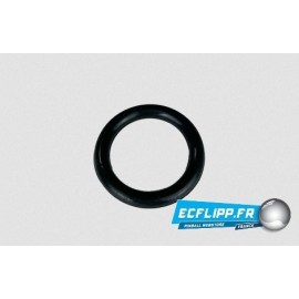 1"  silicone noir