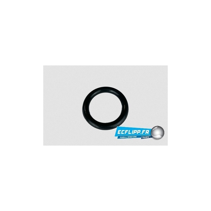 1"  black silicone band