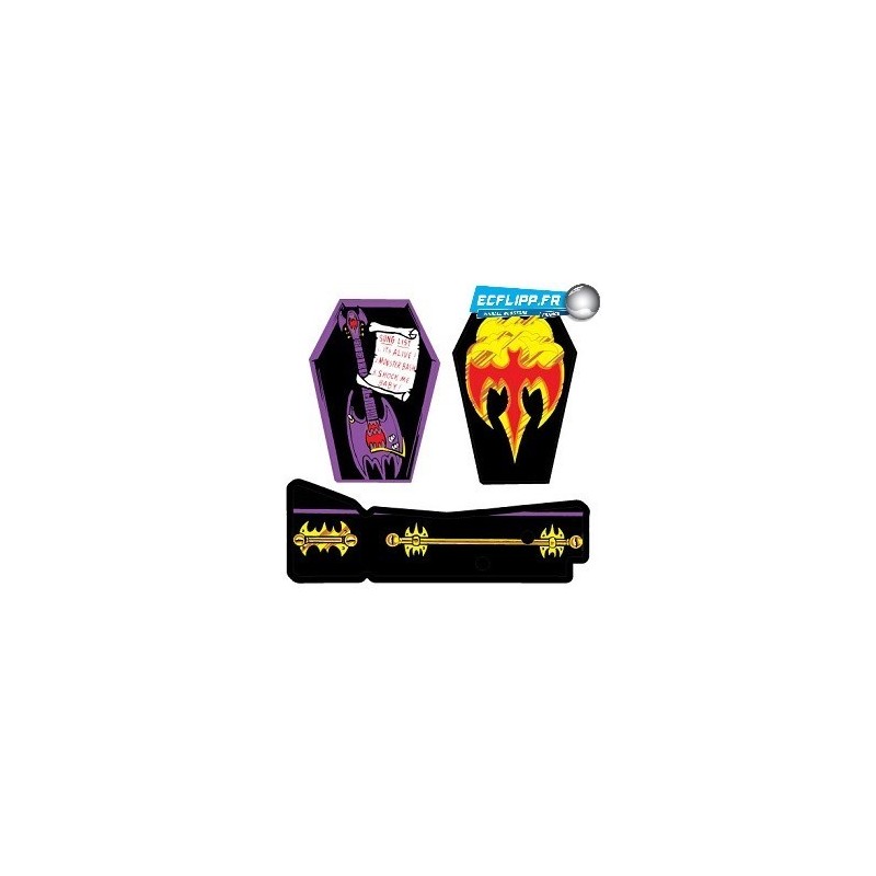 Monster Bash : set d'autocollants coffin
