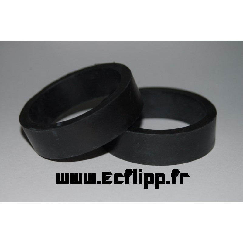 Caoutchouc de flipper Noir