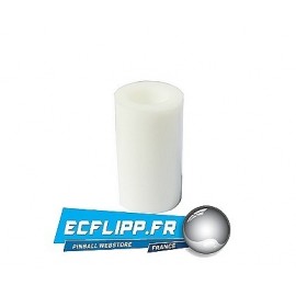 Caoutchouc Silicone 7/8'' Blanc