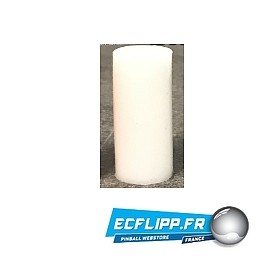 Caoutchouc tubulaire silicone 1-1/16'' Blanc