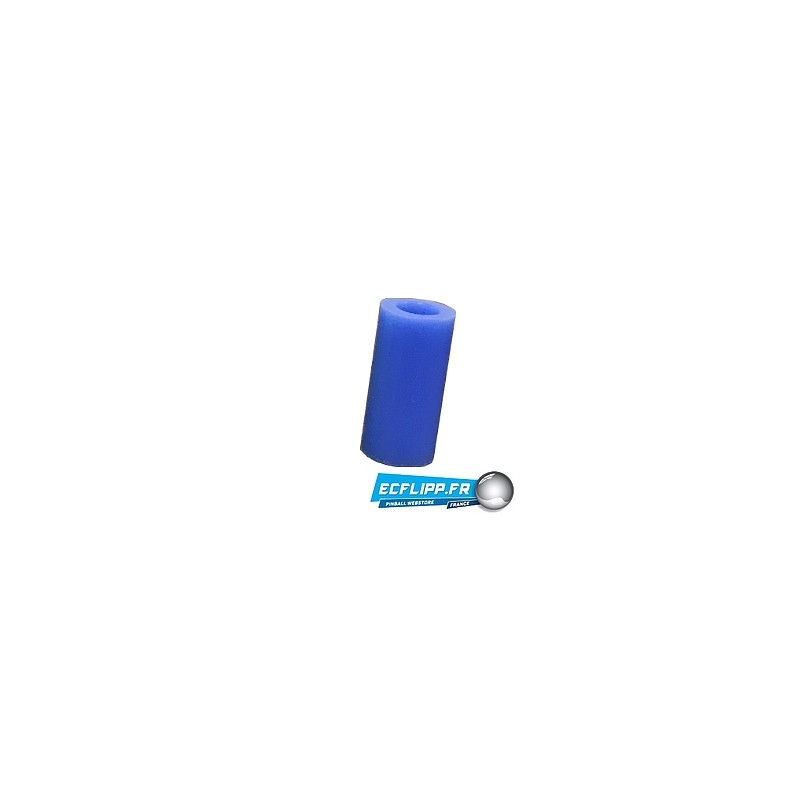Caoutchouc tubulaire silicone 1-1/16'' Bleu