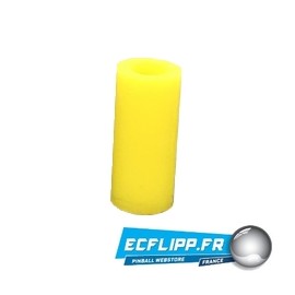 Caoutchouc tubulaire silicone 1-1/16'' jaune