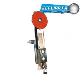 Round stand-up target rear mount B/W orange