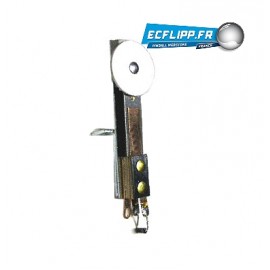 Round stand-up target rear mount B/W White