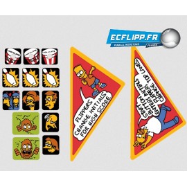 Planche autocollants Simpson Data East