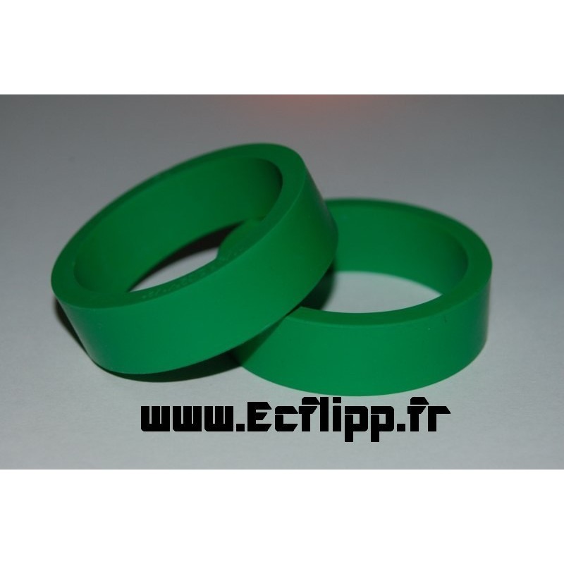 Caoutchouc de flipper Vert
