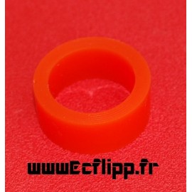Mini flipper silicone 1/2*1-1/4" orange