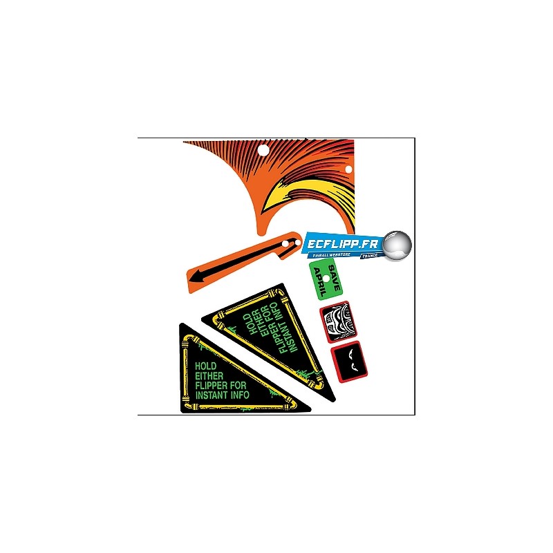 Décals set Teenage mutant ninja turtles Data-East