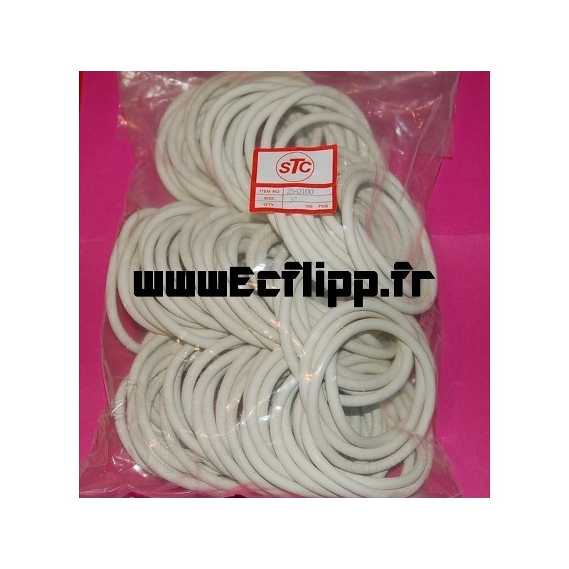 Caoutchoucs 3" blancs lot de 100 pièces 23-6307 PRO