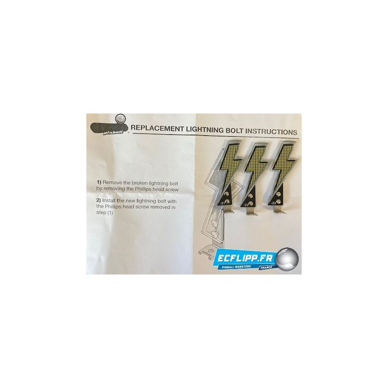 Set d'éclairs 502-6799-00 AC/DC