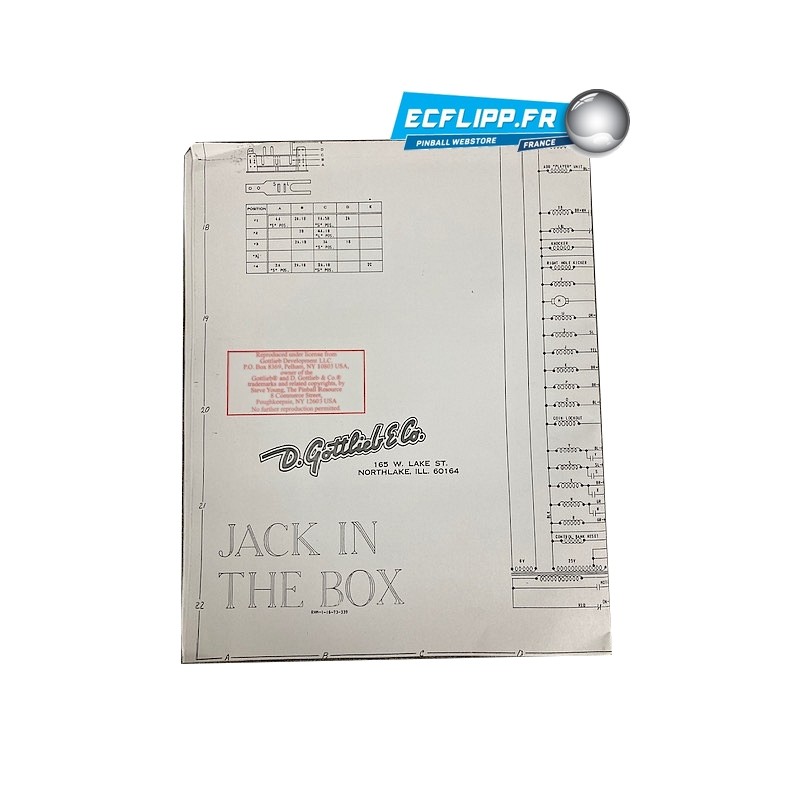 Plans schematique Jack in the box Gottlieb