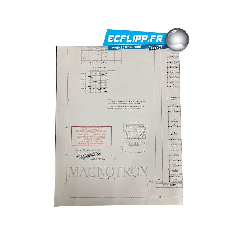 Plans Magnotron Gottlieb