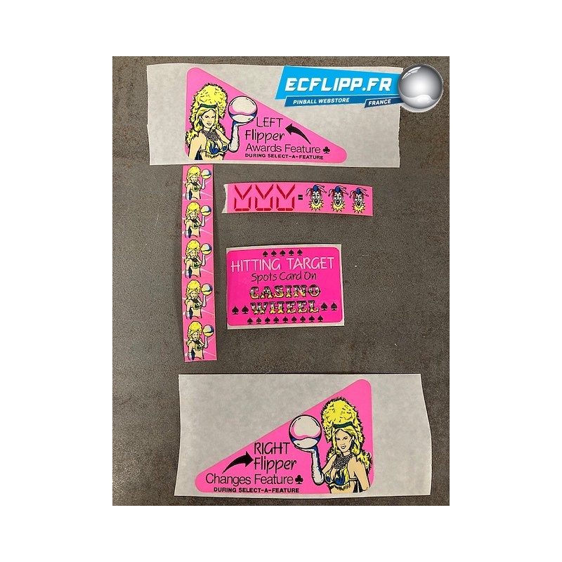 Décals set DL723 Vegas Gottlieb