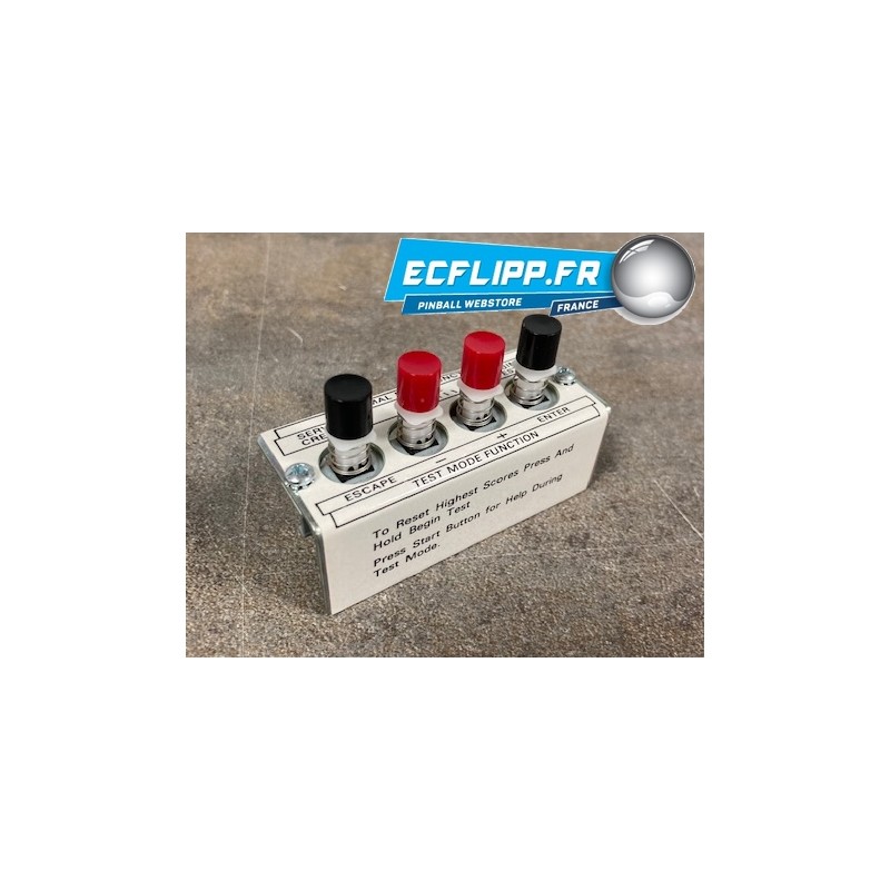 4 Boutons de service avec support