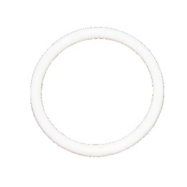 2-1/2 "  white silicone band