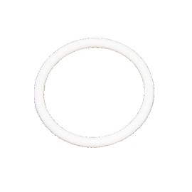 2"  silicone blanc
