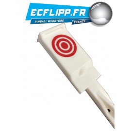 Cible tombante blanche bullseye Bally 80 avec rebord
