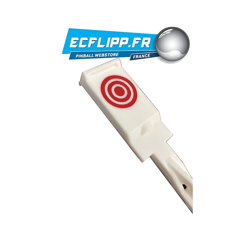 Cible tombante blanche bullseye Bally 80 avec rebord