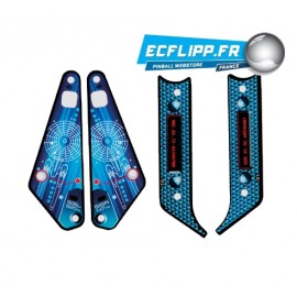 Slingshots and lanes Star Trek pinball Stern