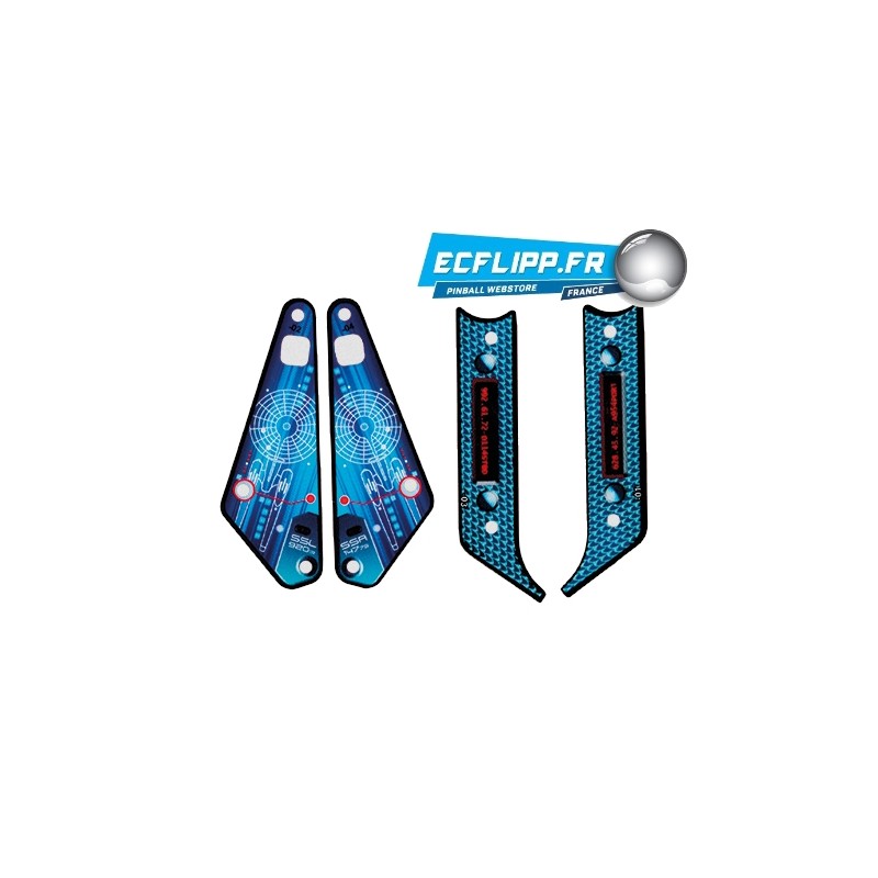 Slingshots and lanes Star Trek pinball Stern