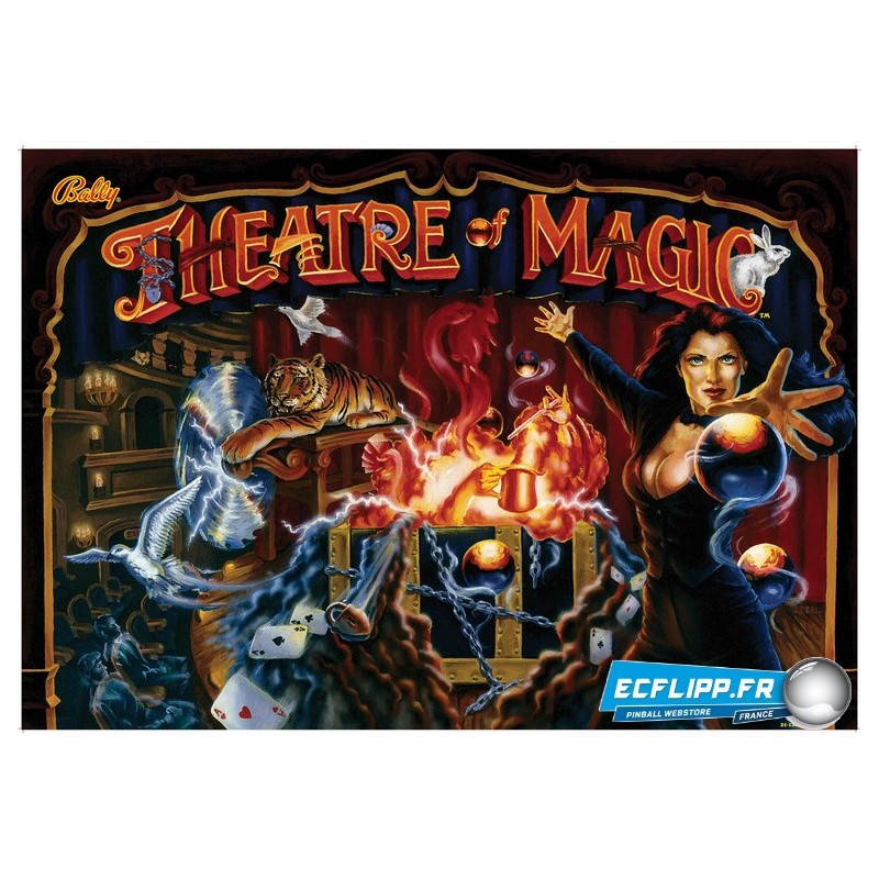 Acrylic Backglass Theatre of Magic