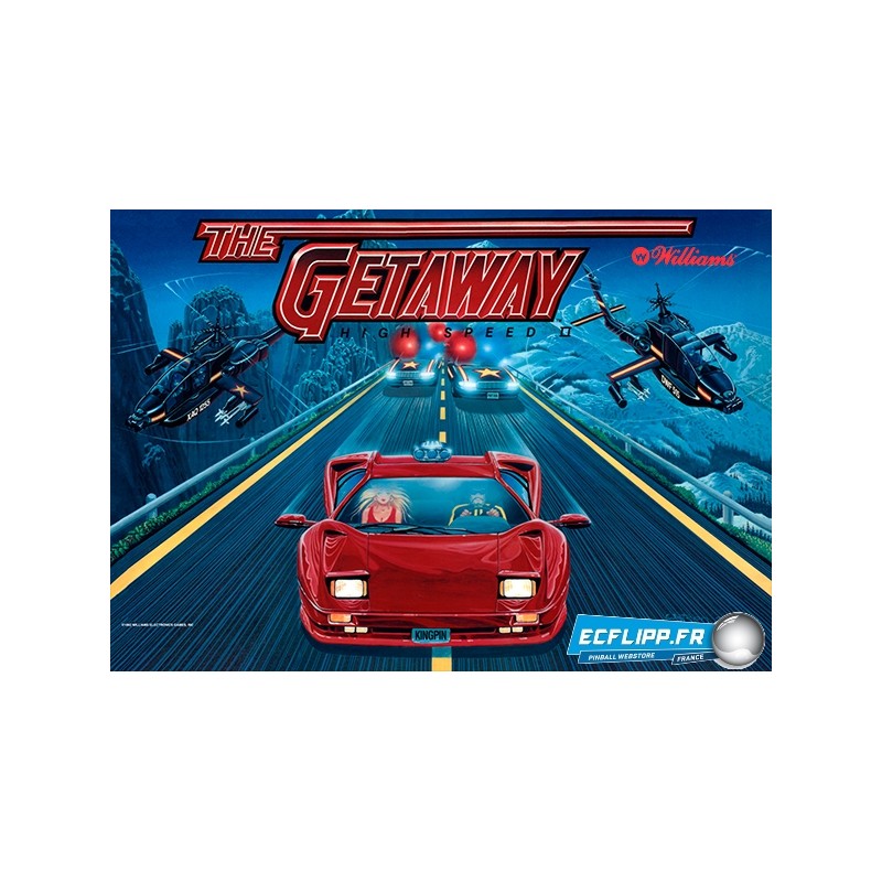 Acrylic Backglass The Getaway