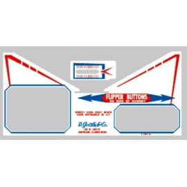apron sticker for Gottlieb 1970's