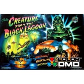 colorDMD LCD Replacement for Creature from the Black Lagoon pinball