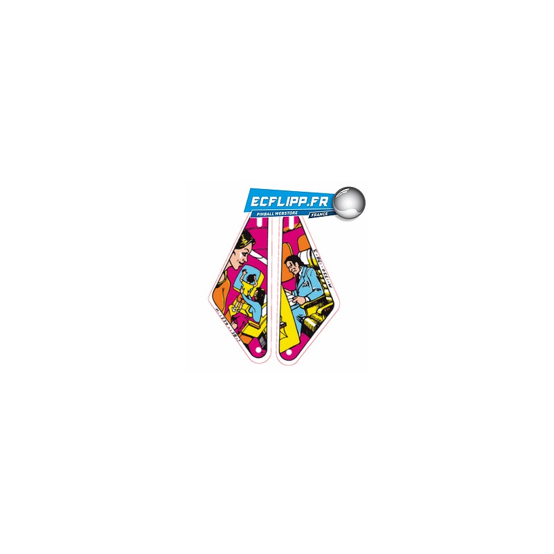 Décors slingshots M-1330-138-3-7 Supersonic Bally