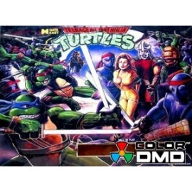 ColorDMD afficheur LED pour Teenage Mutant Ninja Turtles Data East