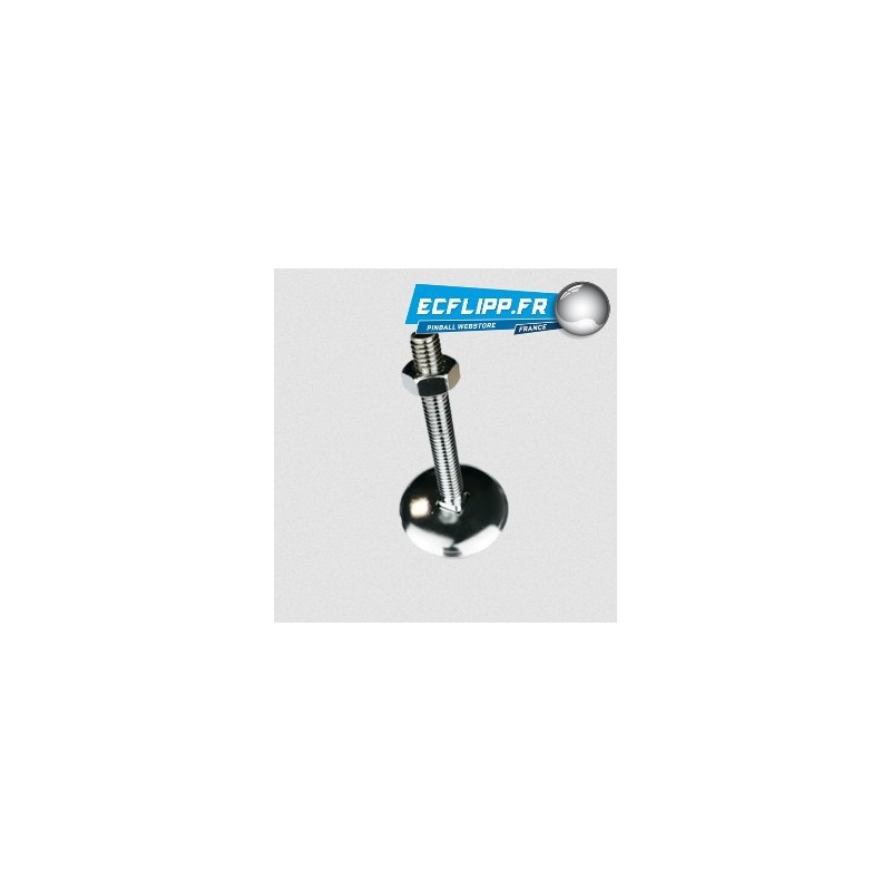 Chrome leg leveler 3" with nut