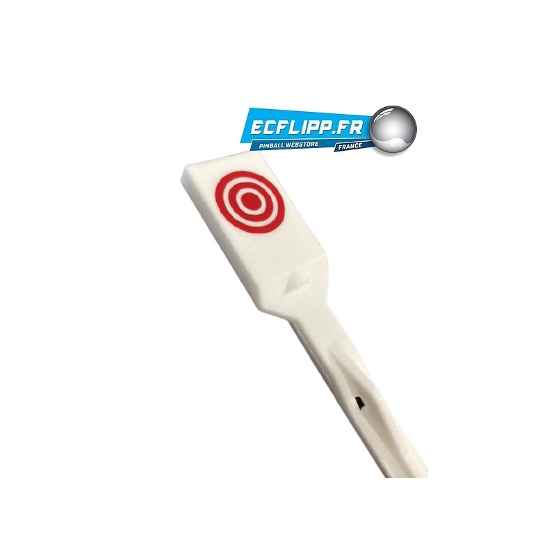 Cible tombante blanche bullseye Bally 80 plate