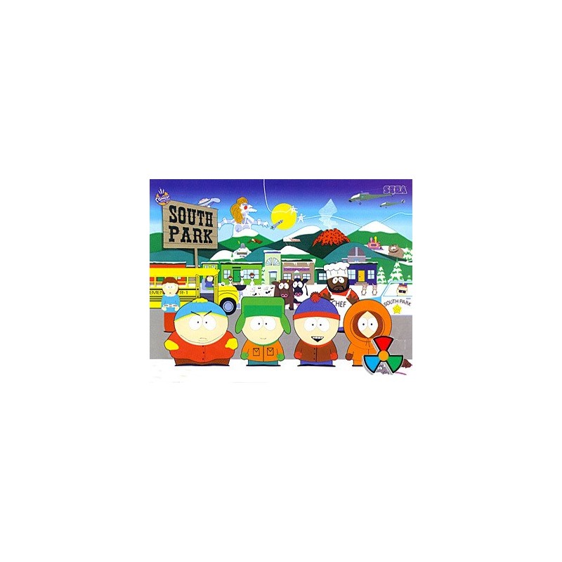 ColorDMD LCD Replacement for  South Park SEGA