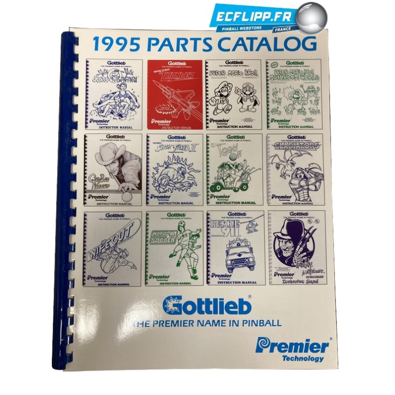 Parts catalog Gottlieb 1995