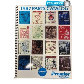 Gottlieb 1987 Parts catalog reprint