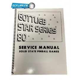 Service manual Gottlieb STAR SERIES 80 reprint